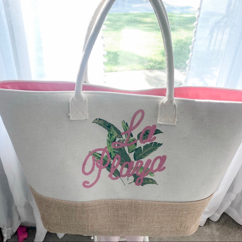 Canvas beach tote!